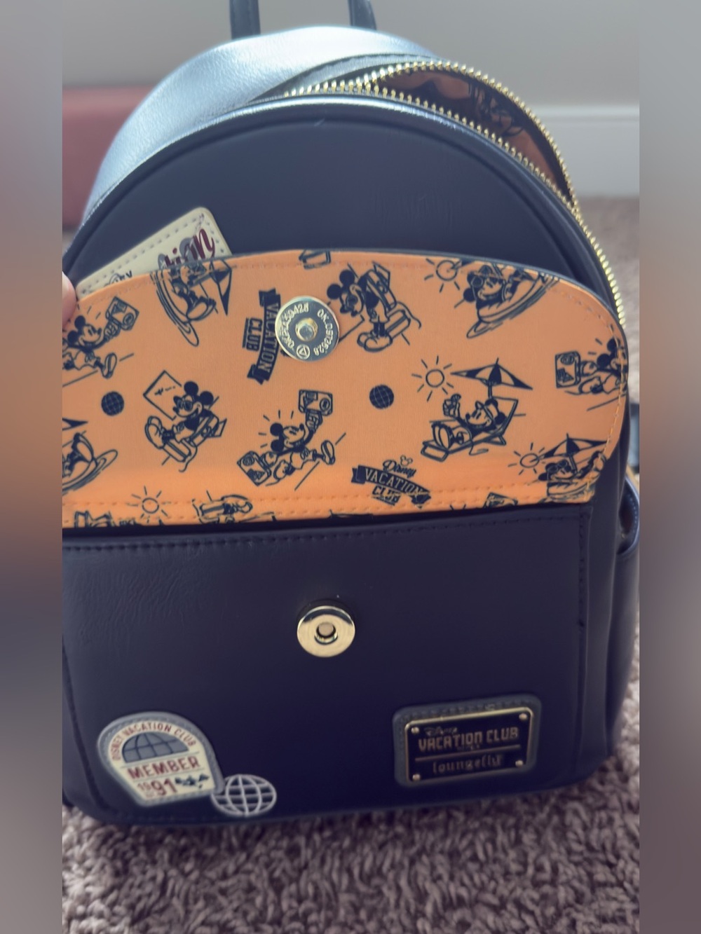 Disney Vacation Club 30th Anniversary Mini Backpack Loungefly - Picture 8 of 9